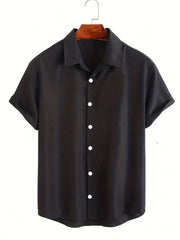 Men's Short Sleeve Casual Shirt for Summer
