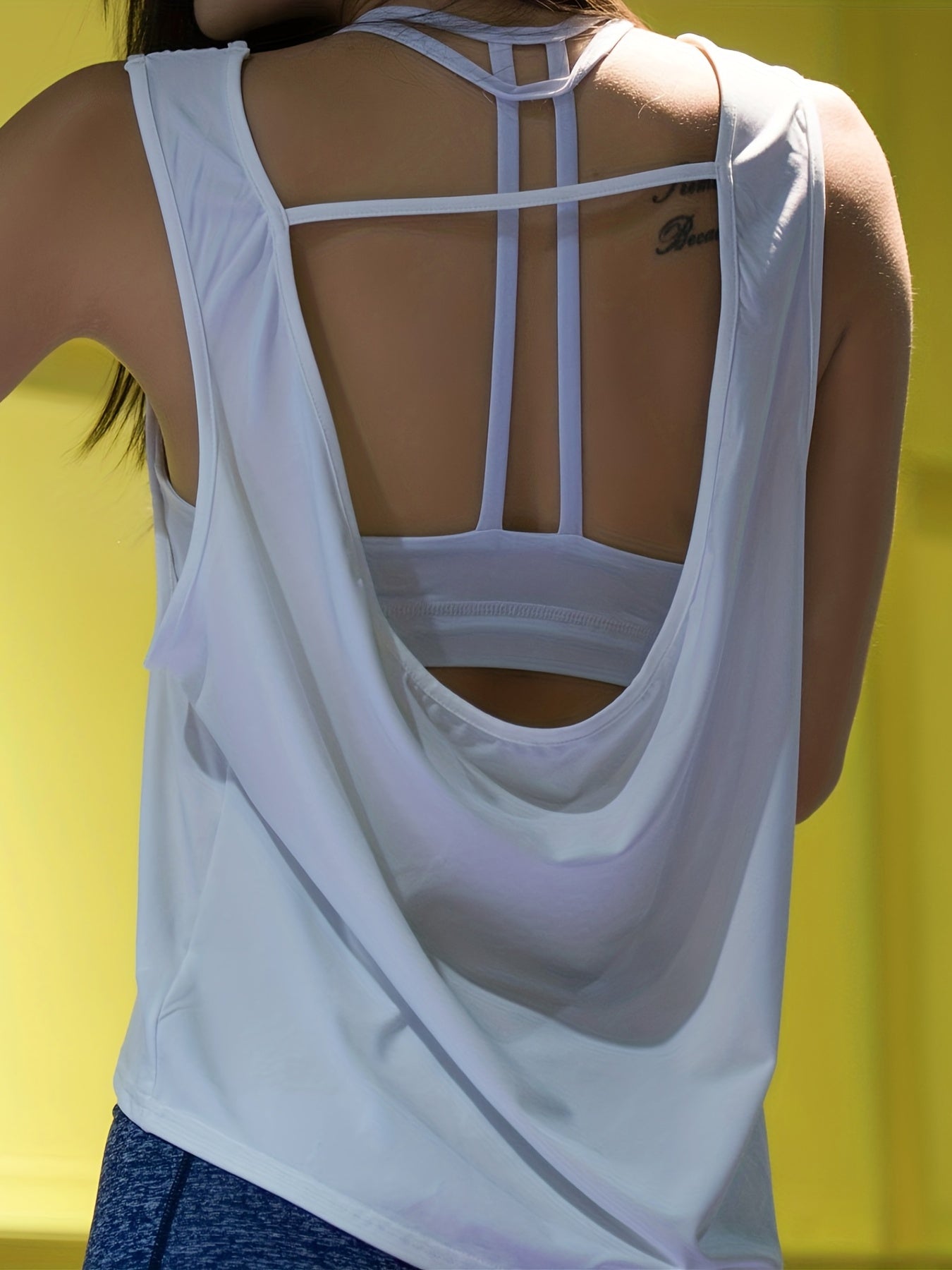 Breathable Backless Women's Sports Top