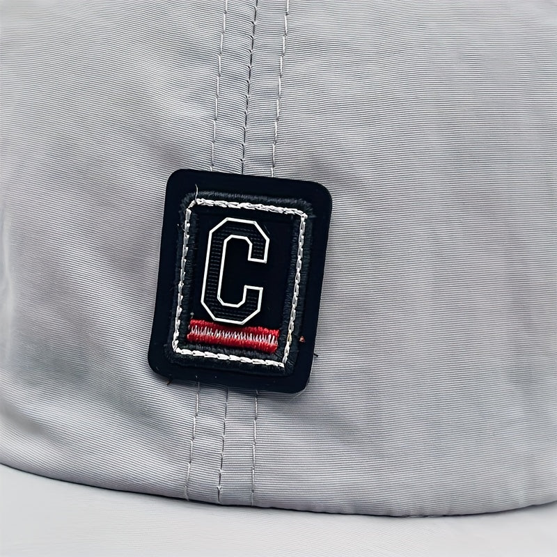 Quick Dry Letter C Embroidery Baseball Cap Sunshade Dad Hat