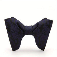 Patterned Bow Tie Wedding Groom Man Suit Dress Evening Reception High end