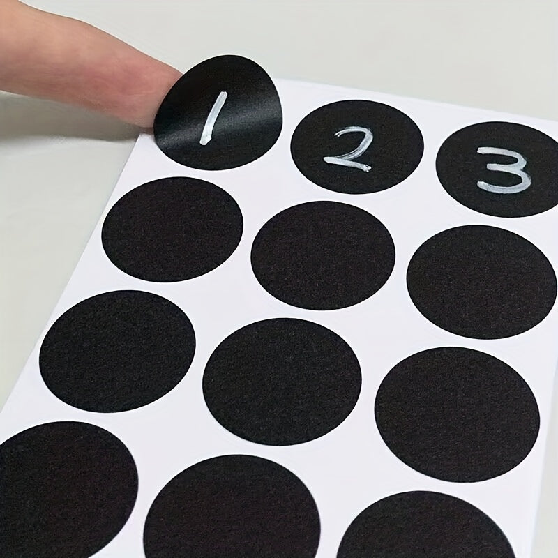 120pcs Erasable Sticker Labels Round Marking Self Adhesive Stickers