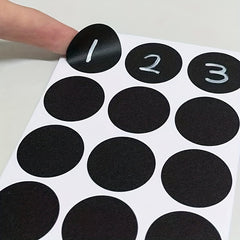 120pcs Erasable Sticker Labels Round Marking Self Adhesive Stickers