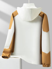 Stylish Soft Shell Hiking Jacket with Detachable Hood