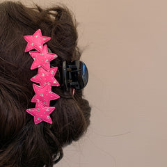 Star Hair Clips Decorative Claw Clip for Girls
