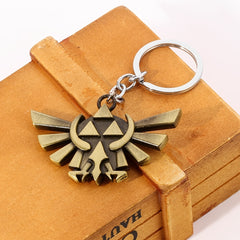 Triangle Power Sky Sword Metal Keychain