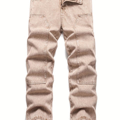 Men's Straight Leg Pants Loose Casual Outdoor Pants Mens Clothing