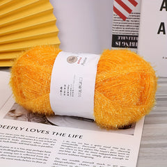 Glass Thread Sparkling Light DIY Doll Bag Golden Thread 100g