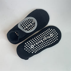 Professional Non Slip Grip Yoga Socks - Sweat Absorption Athletic Socks