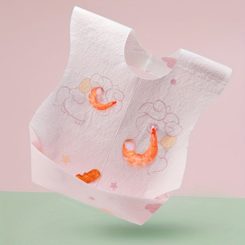 10pcs Disposable Bibs for Baby Feeding Portable Children Bibs