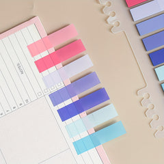 200 Sheets PET Sticky Notes Index Stickers Label Paper Instruction