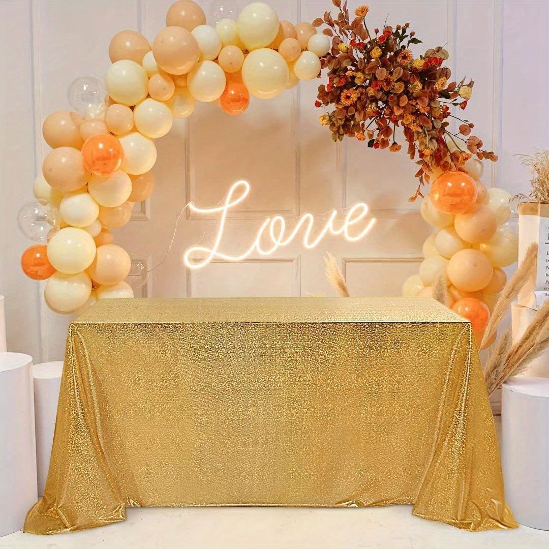 Sequined Tablecloth for Parties and Special Occasions