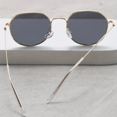 Round Metal Sunglasses UV400 Anti Glare Glasses