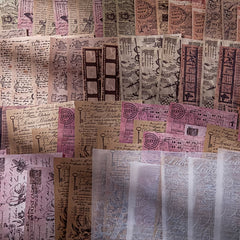 30pcs Retro Vintage Paper Fragments Scrapbooking DIY Material