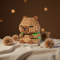 1000pcs Capybara Building Blocks Set Capybara Collection with Micro Drill