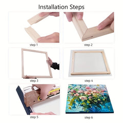 Halloween Decorative Frame Solid Wooden Inner Frame Strip Painting Frame