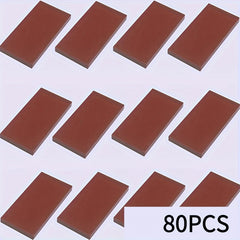 80pcs 2x4 Low Wall Flat Blocks for MOC Building 87079