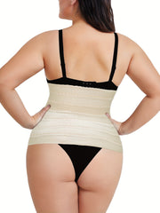 Casual Shapewear Women's Plus Solid Adjustable Tummy Control