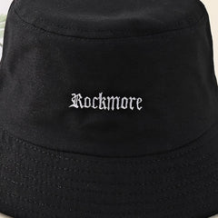 Embroidery Bucket Hat Sunscreen Fisherm