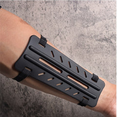 Adjustable Archery Arm Guard Protective 2 Strap Rubber Forearm Protector