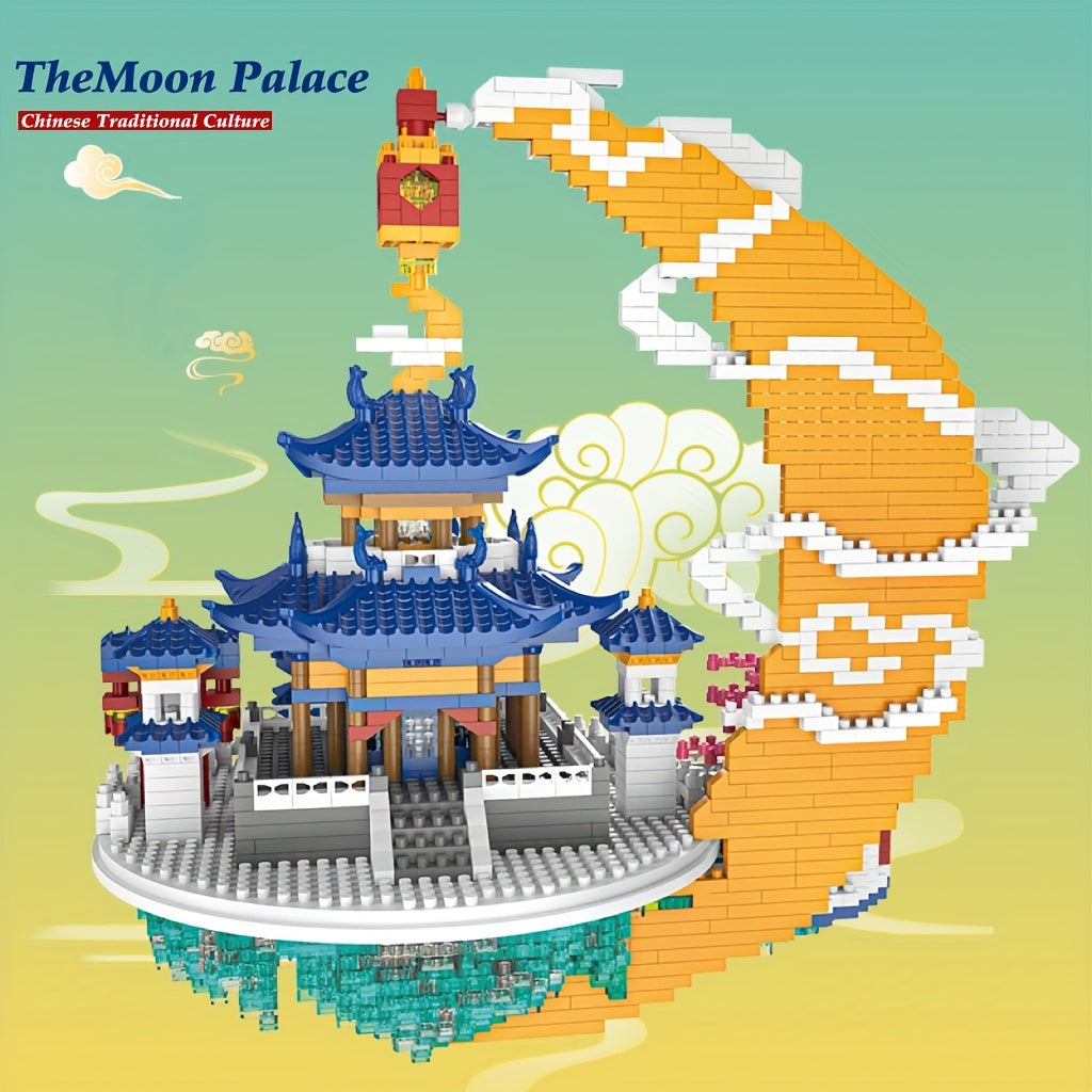 Architecture Palace Chinese Building Blocks Educational Model Set
