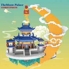 Architecture Palace Chinese Building Blocks Educational Model Set