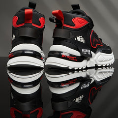 Men's Lightweight High Top Shoes Breathable Walking Sneakers