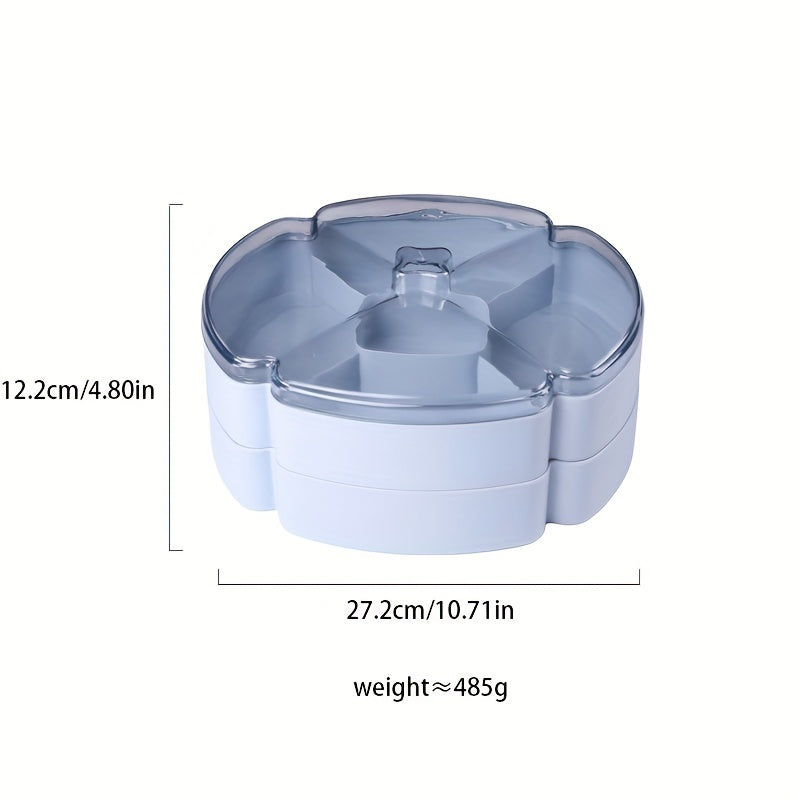 Plastic Food Storage Container Tray with Lid
