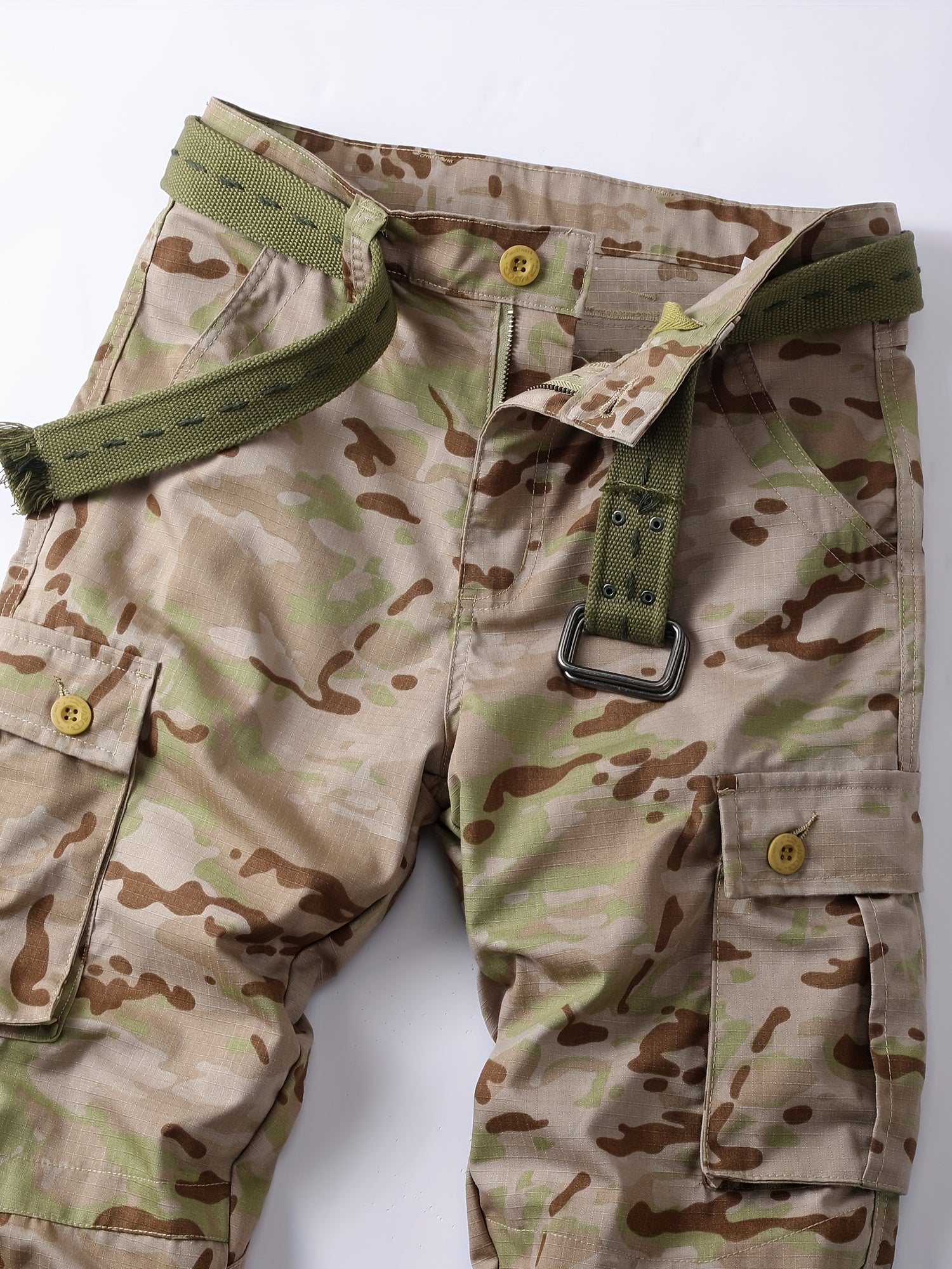 Classic Camo Cargo Pants Men's Tactical Outdoor Hiking Fishing