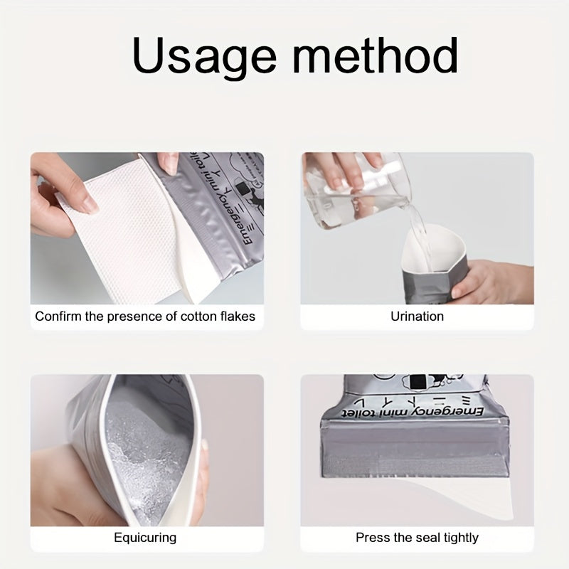 700cc Car Emergency Urine Bag Disposable Mobile Toilet