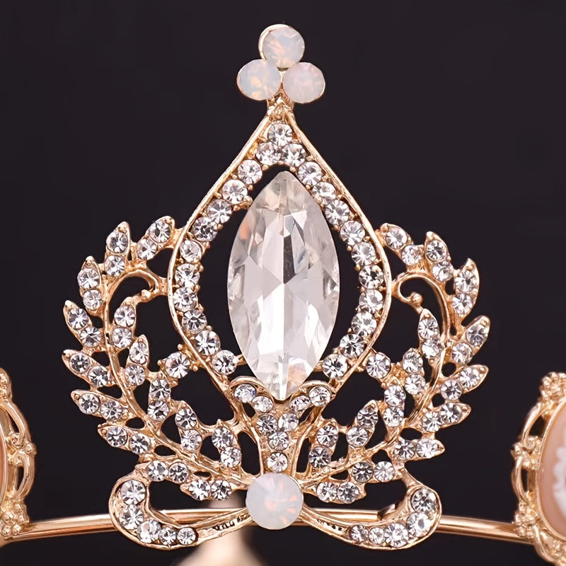 Rhinestone Tiara Crown Headband Bride Wedding Prom Hair Accessory