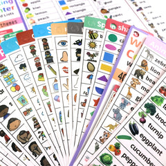 Educational Flashcards Seasons Weather Animals Daily Characters Plants Fruits
