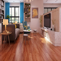 6pcs Wood PVC Floor Tile Peel And Stick Self Adhesive Waterproof