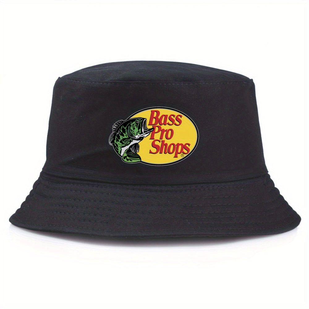 Fish Print Casual Bucket Hat Unisex Hip Hop Sunscreen Basin Hat
