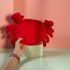 Red Crab Plush Toy Soft Stuffed Animal Perfect Gift for Friends & Family
