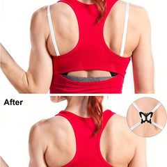 Invisible Bra Strap Clips Racer Back Conceal Straps Non-slip Bra Buckles