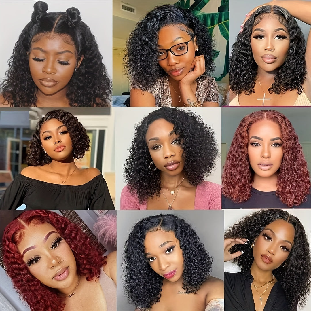 Curly Lace Front Wig Human Hair Wigs For Women 13x4 Curl HD Lace Front Wigs