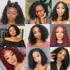 Curly Lace Front Wig Human Hair Wigs For Women 13x4 Curl HD Lace Front Wigs