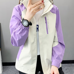 Women's Camo Outdoor Jacket w/ Removable Hood