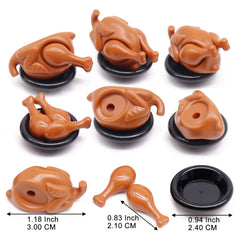 MARUMINE Turkey & Chicken Building Blocks Kit