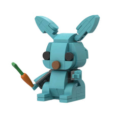 Easter Bunny Building Set Colorful Rabbit Pink And Grey