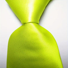 Solid Jacquard Woven Men's Tie Set