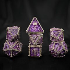 7pcs Metal Wizard Polyhedral Dices Set for RPG Board Game