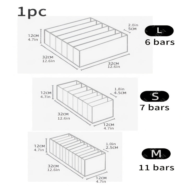 1 Pc Underwear Storage Bag Foldable Organizer Multifunctional Box
