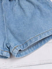 Baby Girls Bowknot Denim Shorts Toddler Summer Clothes
