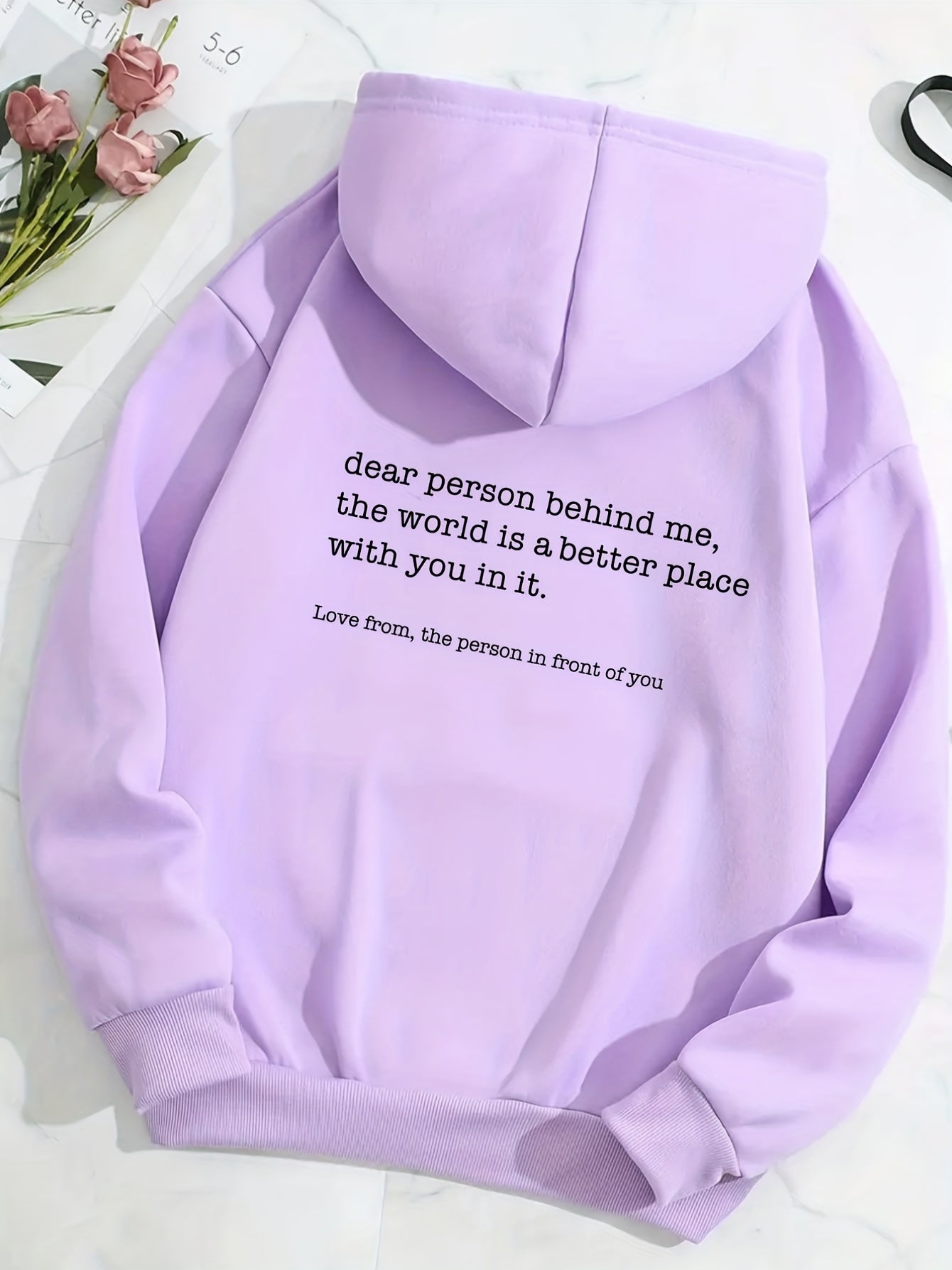 Drawstring Hooded Sweatshirt with Pockets