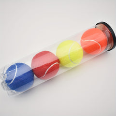 4pcs Colorful Tennis Balls High Elasticity Durable for Beginner Training