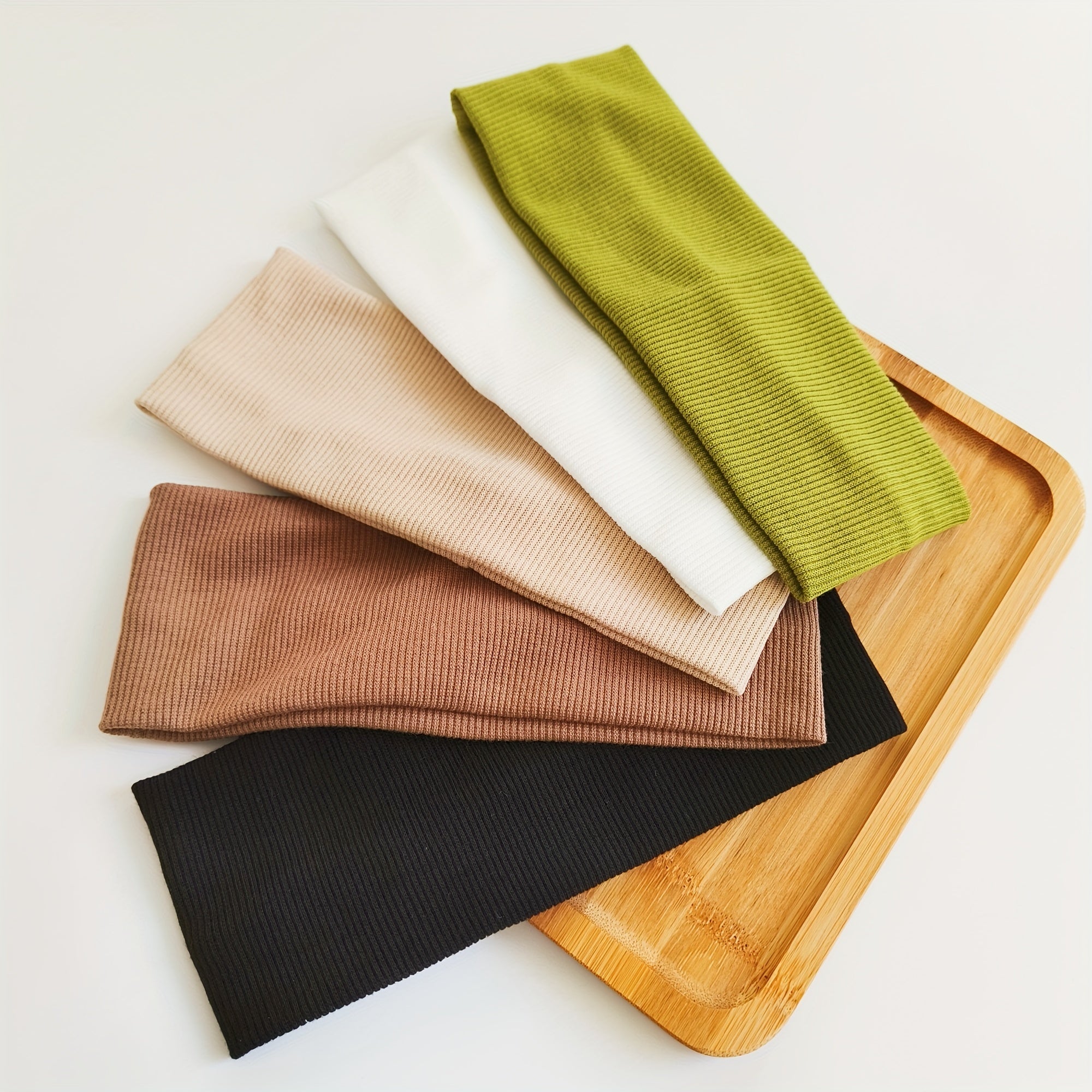 3pcs Solid Headband Elastic Sports Yoga Sweatband Hair Accessories
