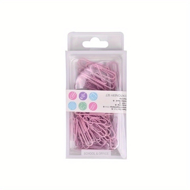 60pcs Paper Clips Set - 40pcs 1 inch, 20pcs 2 inch Clips