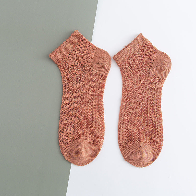 Women's Sweet Lace Boat Socks, Ultra Thin & Breathable