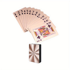 Waterproof Foil Poker Cards for Adults - Travel & Family Game Night